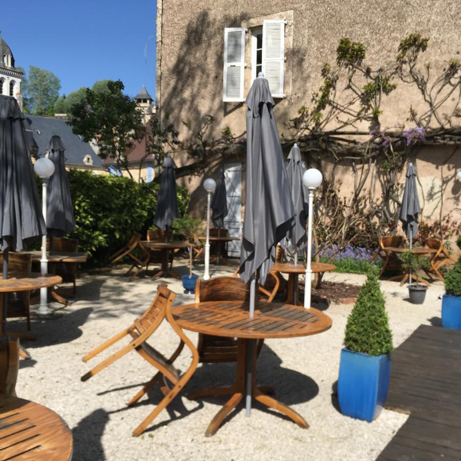 La Roseraie Hotel Restaurant Монтиньяк Экстерьер фото